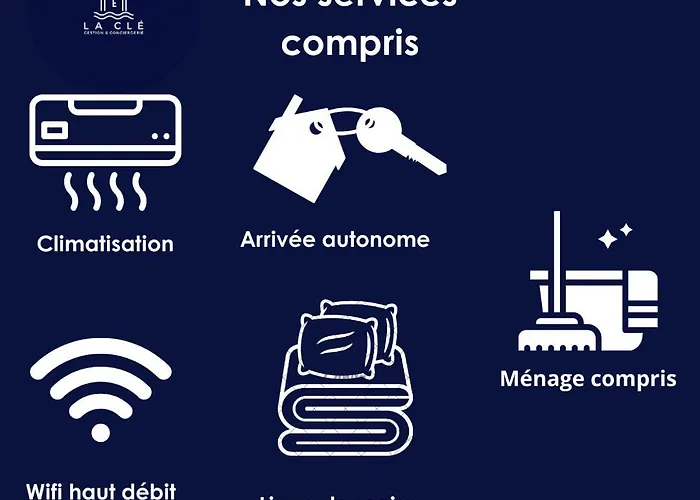 La Cle - Climatisation - Wifi - Parking Gratuit A Proximite